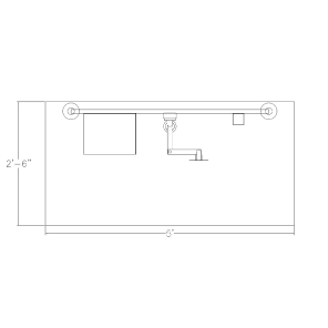Quantum Sit-To-Stand Desk Straight With Accessory Rail Footprint