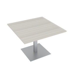 Square 46" Harmony Series Conference Table Square Post Base Sea Salt