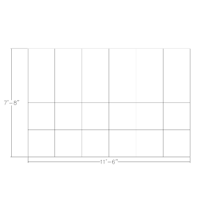 eSCAPE Geometric Acoustic Wall Tiles Squares Footprint