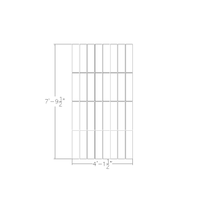 eSCAPE Geometric Acoustic Tiles Rectangle Footprint