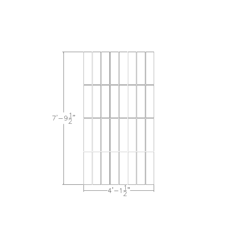 eSCAPE Geometric Acoustic Tiles Rectangle Footprint