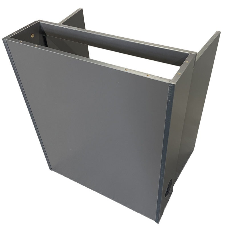 Rear View of the Cable Management Cabinet For Conference Tables