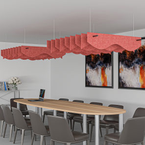 eSCAPE Clouds Acoustical Baffles Scene Render