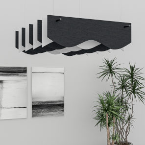 eSCAPE Clouds Acoustical Baffles Scene Render