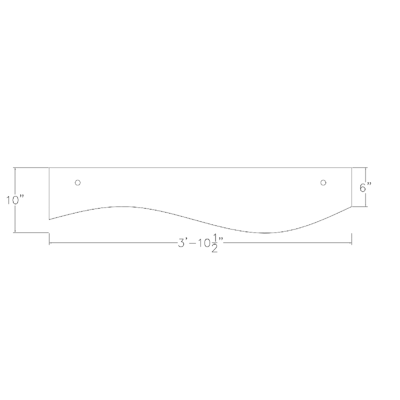 eSCAPE Wave Baffles Footprint