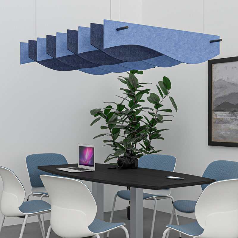 eSCAPE Wave Acoustic Ceiling Baffles Scene Render