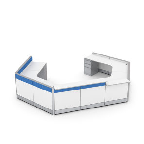 Sapphire Cubicle U-Shaped Reception Scene