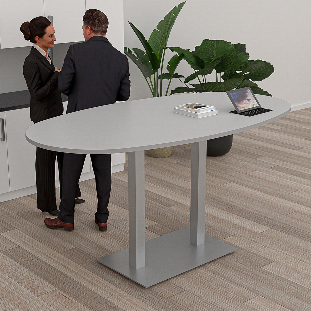 Harmony bistro table with double post base
