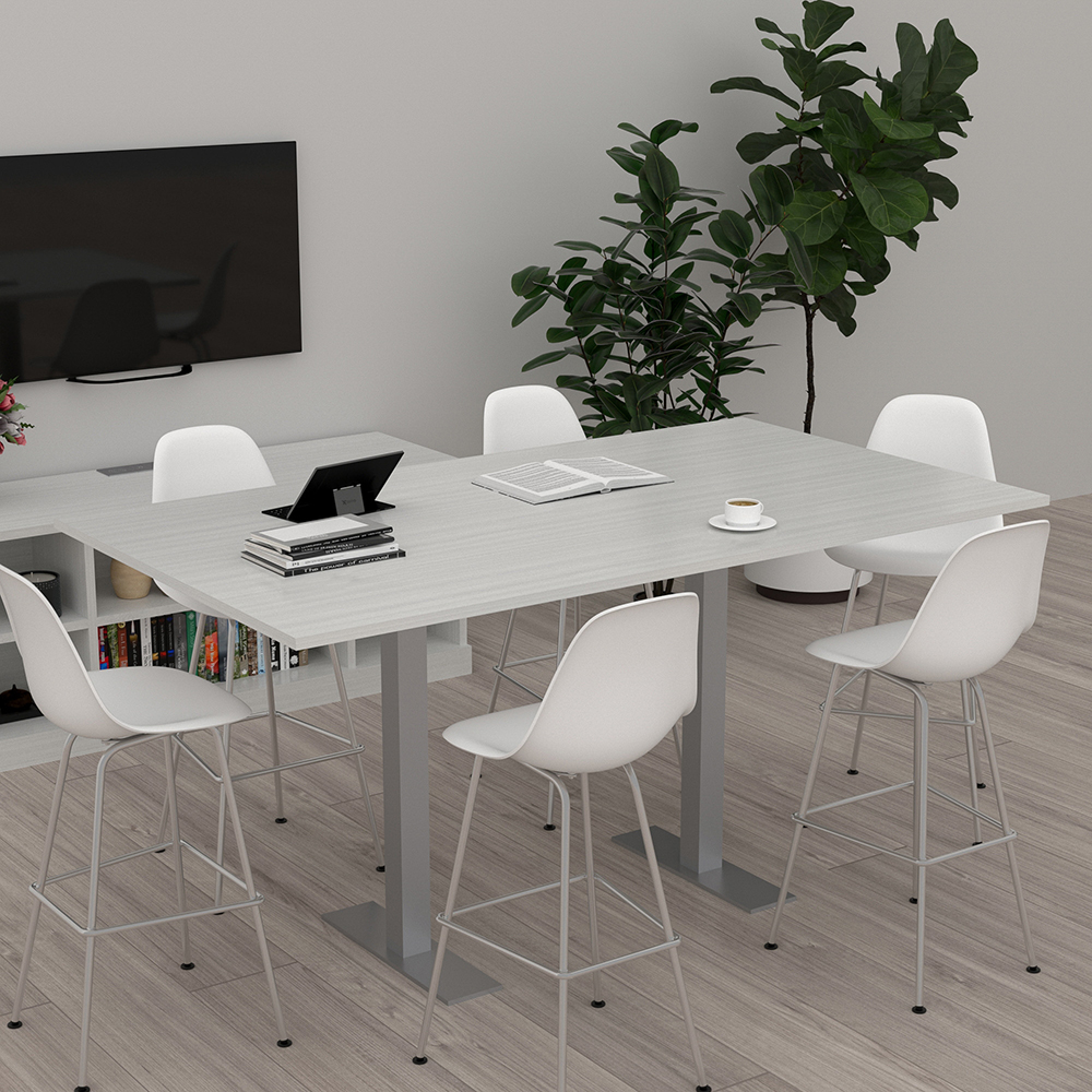 Harmony Series Bistro Height Office Table 4'x7' Rectangle
