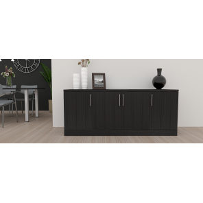 Sol Series 4 Door Credenza Scene
