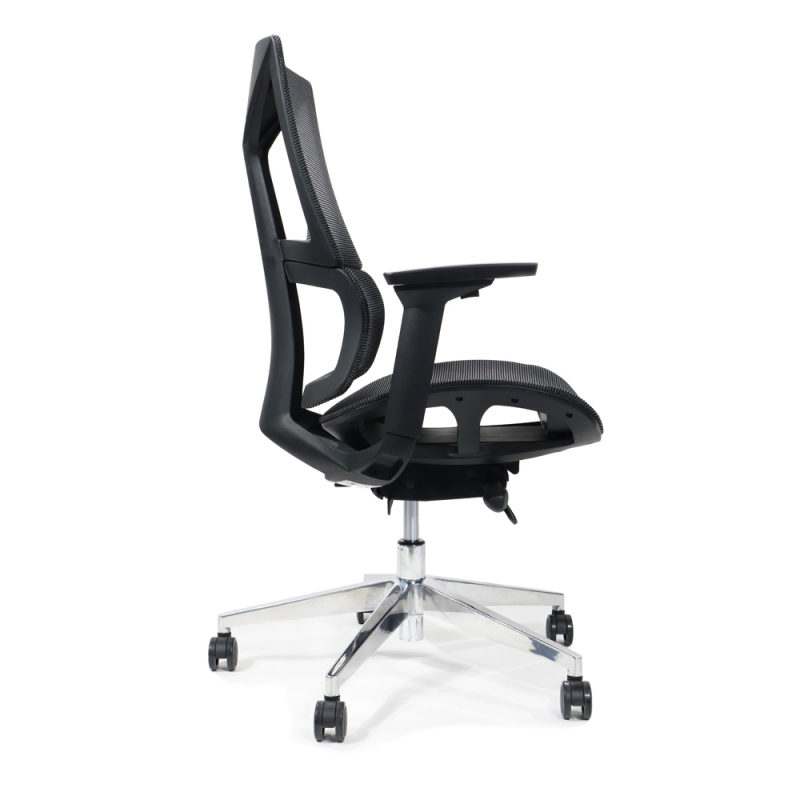 Ame Mesh Chair Black Side View