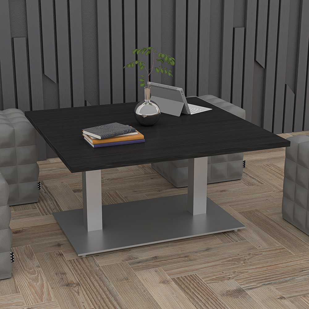 Harmony coffee table 42' square with double base