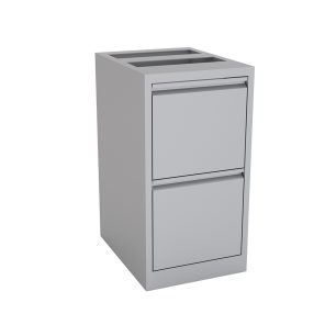 File-file cabinet silver