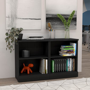 Sol Series Set of 2 Bookcases 24x30